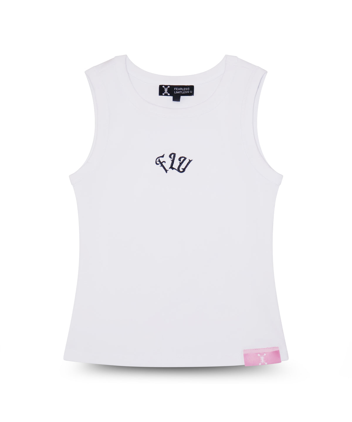 FLU Rib Tank Top - Pink
