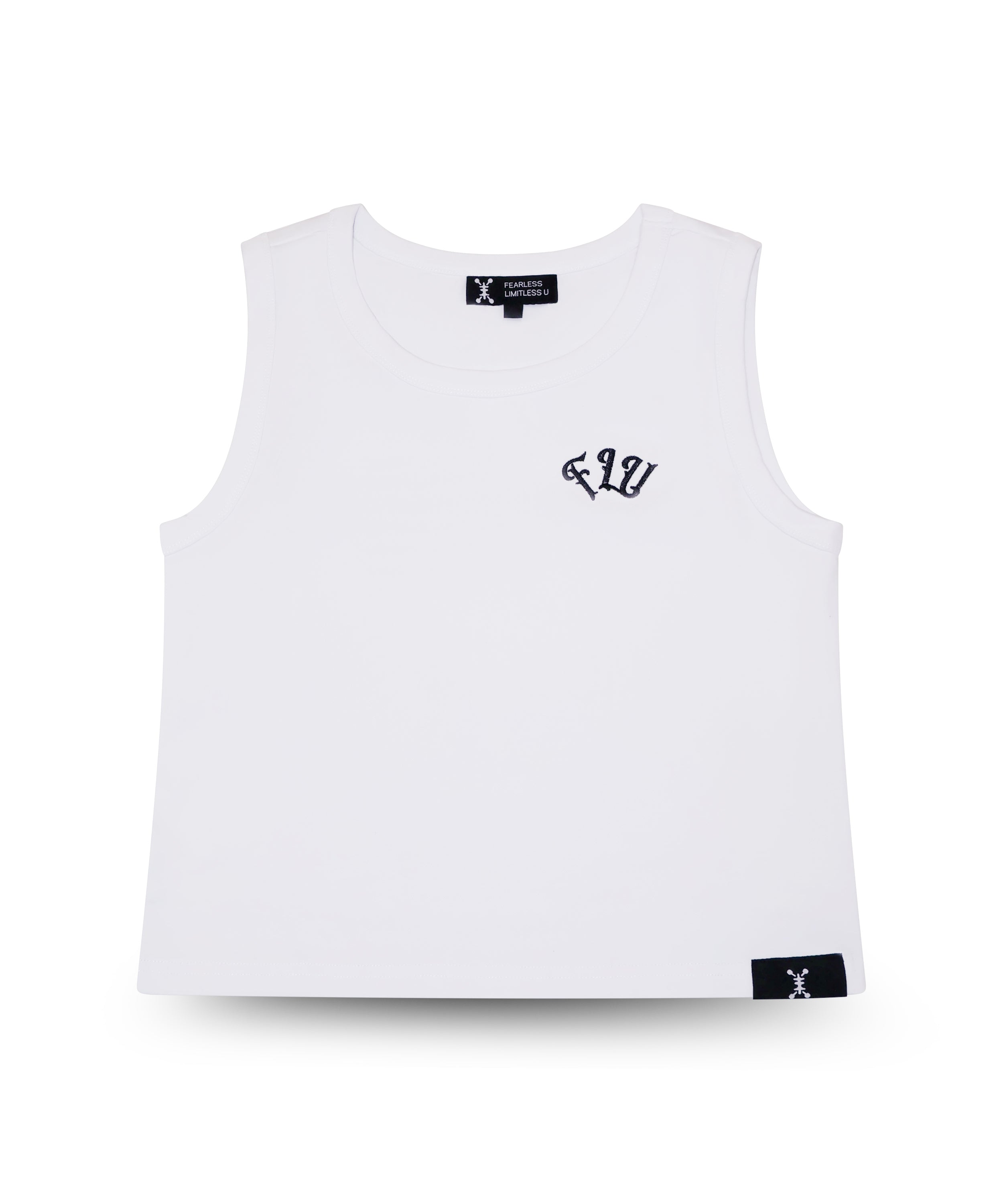 FLU Rib Tank Top - Black