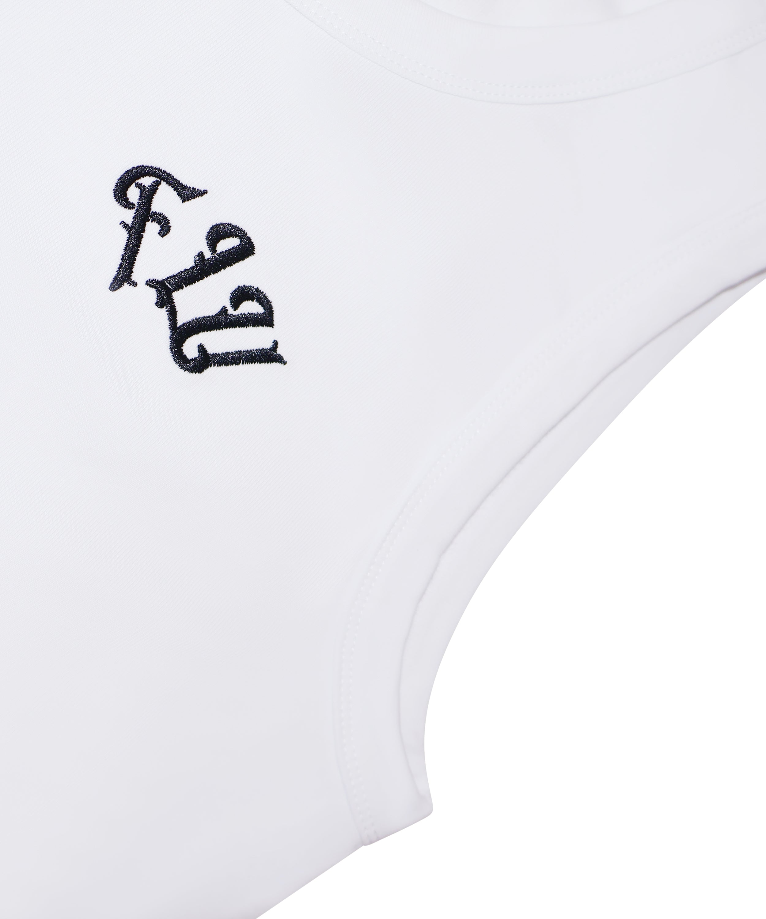 FLU Rib Tank Top - Black