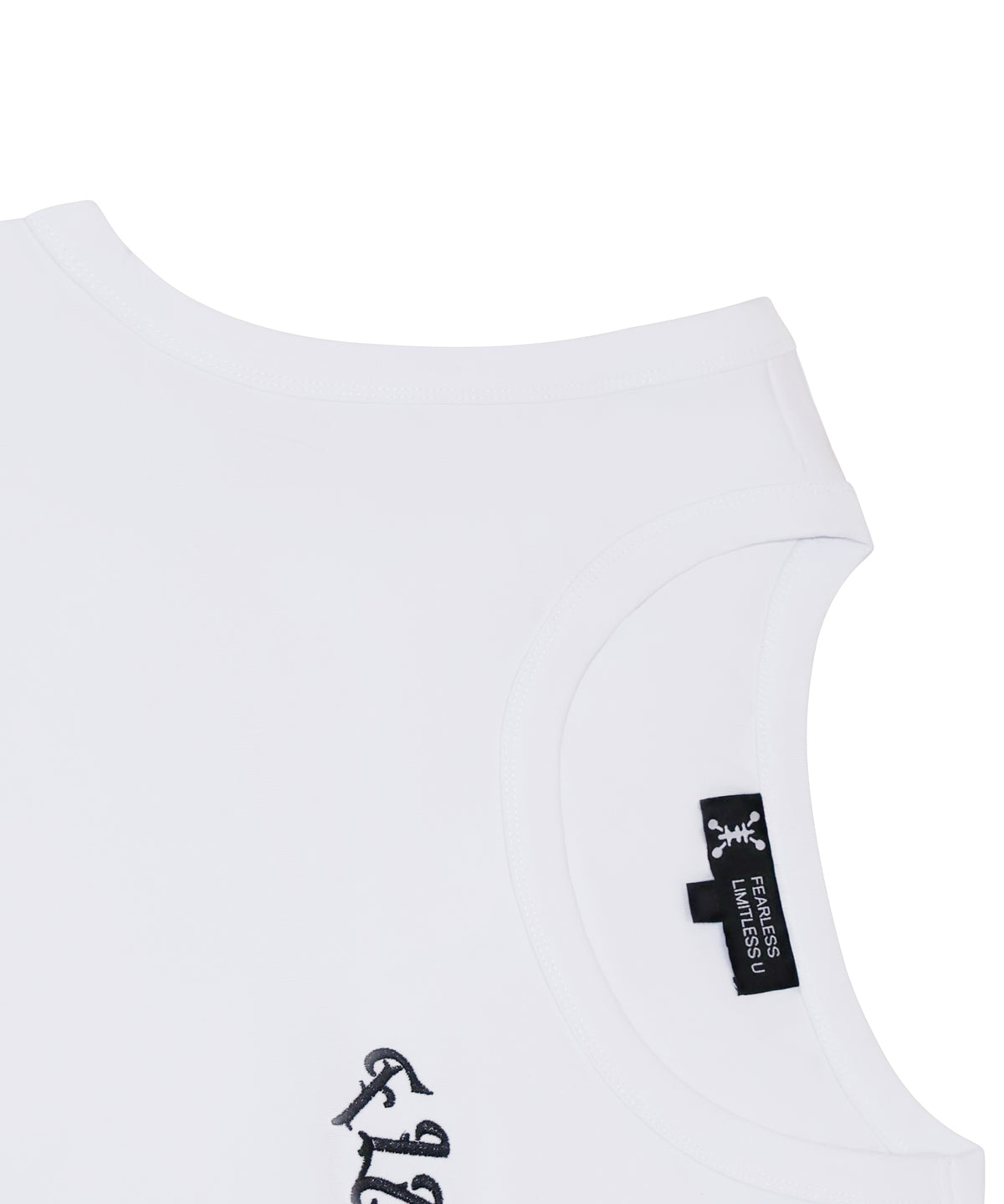FLU Rib Tank Top - Black
